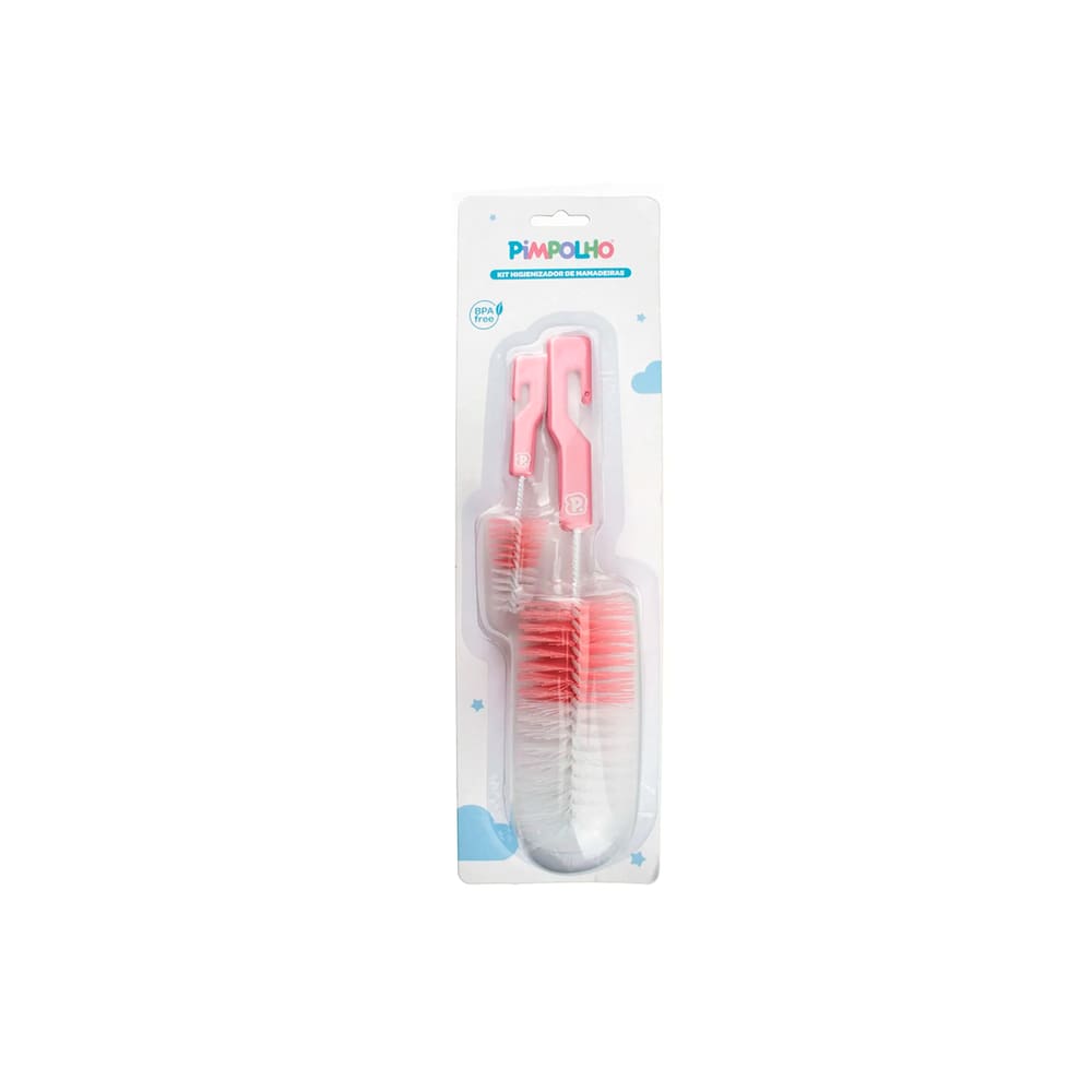 Kit Higienizador De Mamadeiras Unissex Pimpolho Rosa