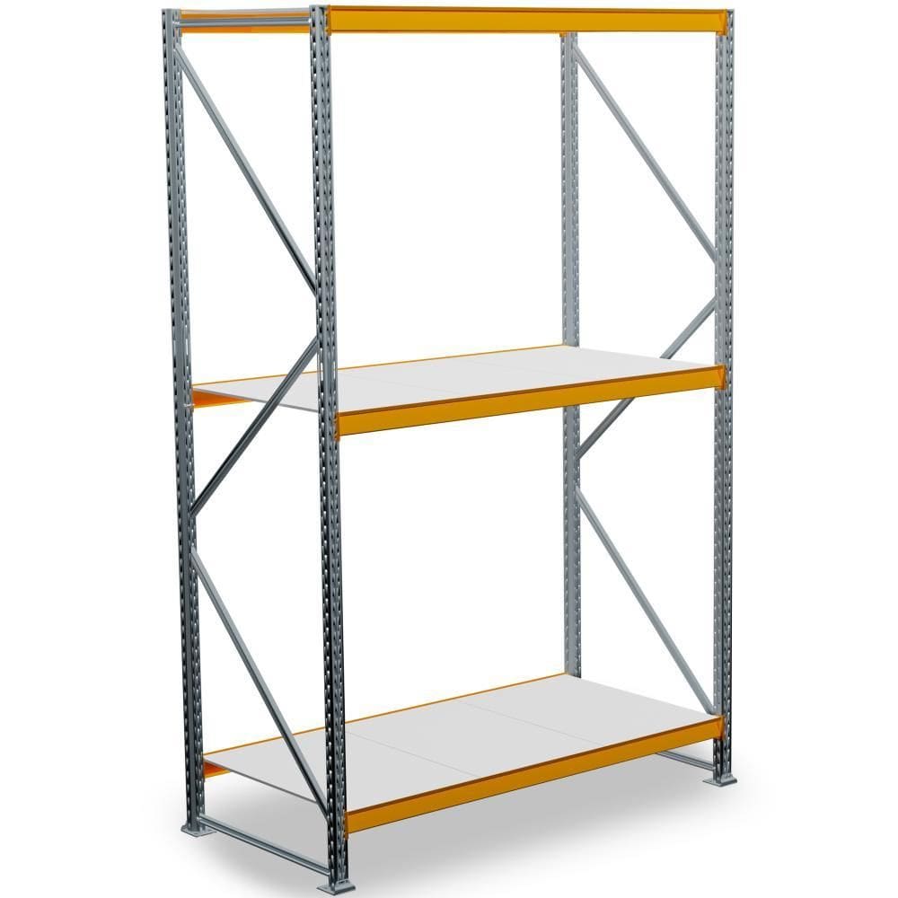 Porta Pallet 1500kg 1 Inicial 200x180x80 3 Níveis Com Bandeja de Aço MPP500 Amapá
