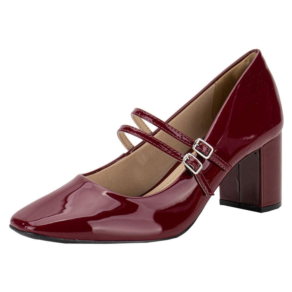 Sapato Feminino Salto Grosso Via Marte 153001