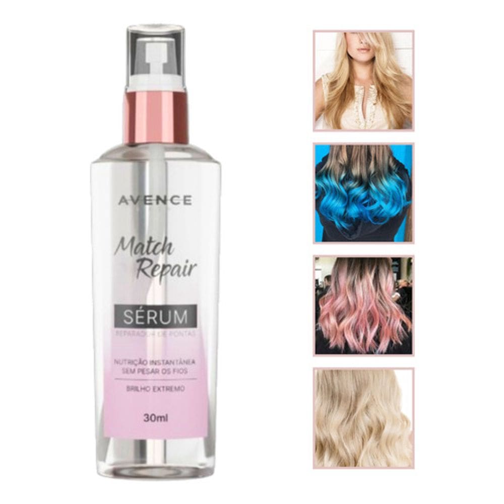 Óleo Reparador De Pontas Sérum Avence Hair Brilho Extremo