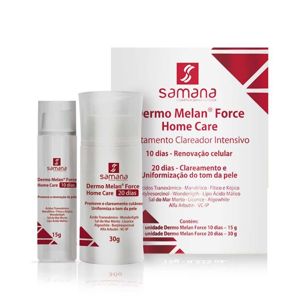 Samana Tratamento Clareador Dermo Melan Force Total 30 Dias