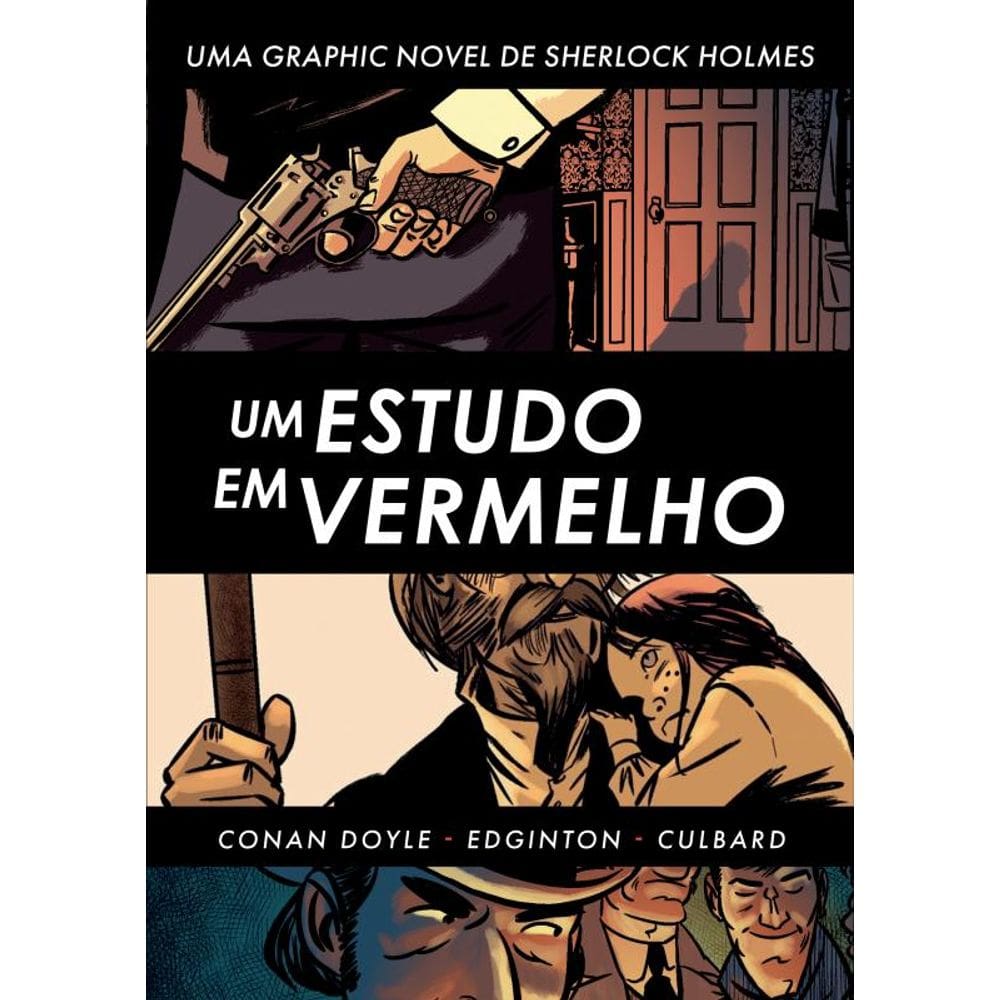 Sherlock Holmes: Um Estudo em Vermelho: HQ Inédita - Acompanha Cards e Marcador