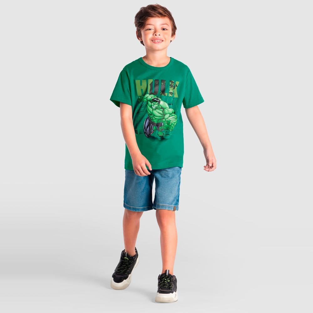 Camiseta infantil menino dos vingadores Brandili