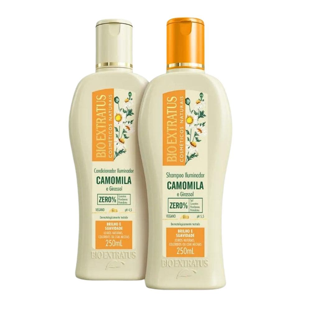 Kit Bio Extratus Camomila Shampoo e Condicionador 250mL