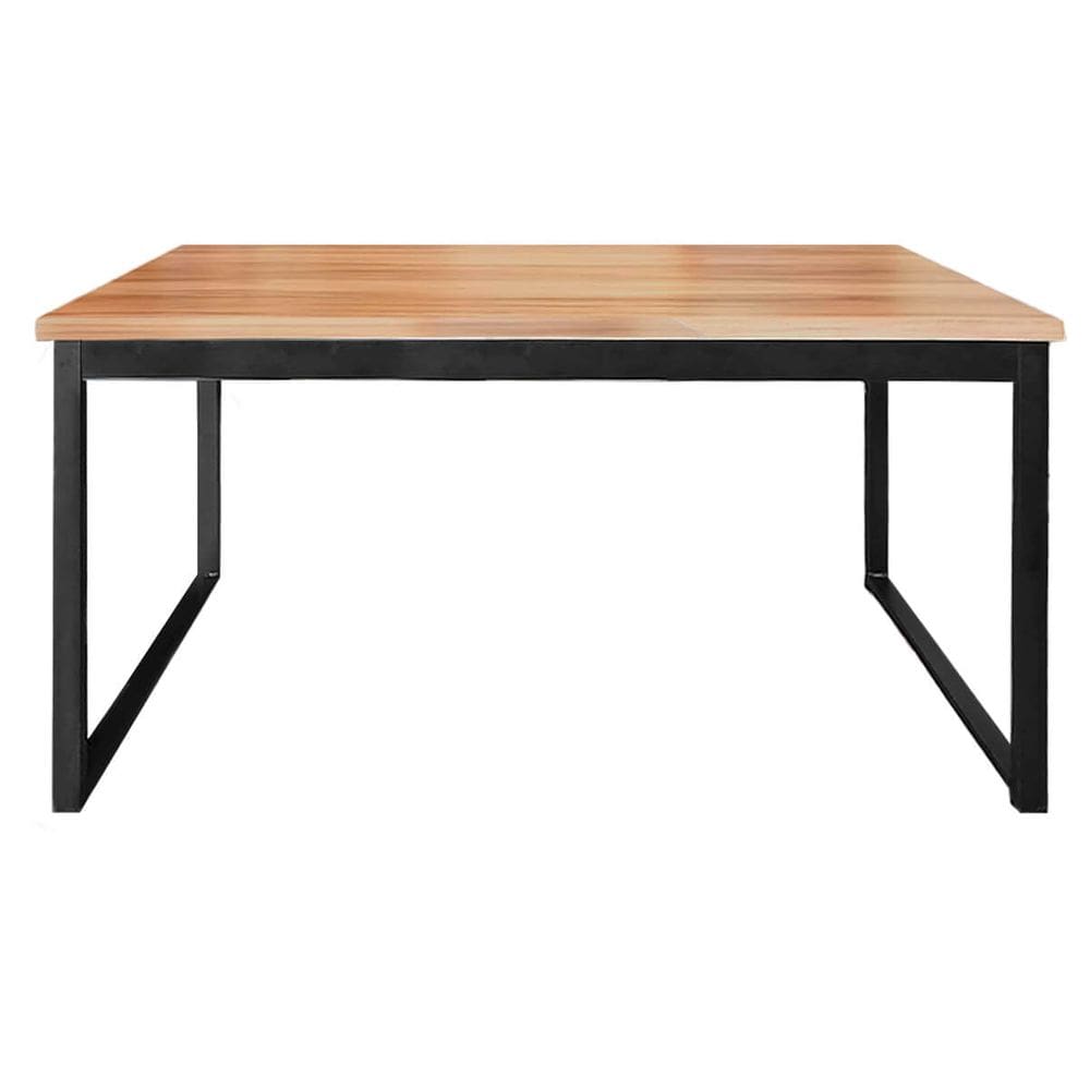 Mesa Escrivaninha para Home Office Metal Industrial 1,50m Nogal/Preto