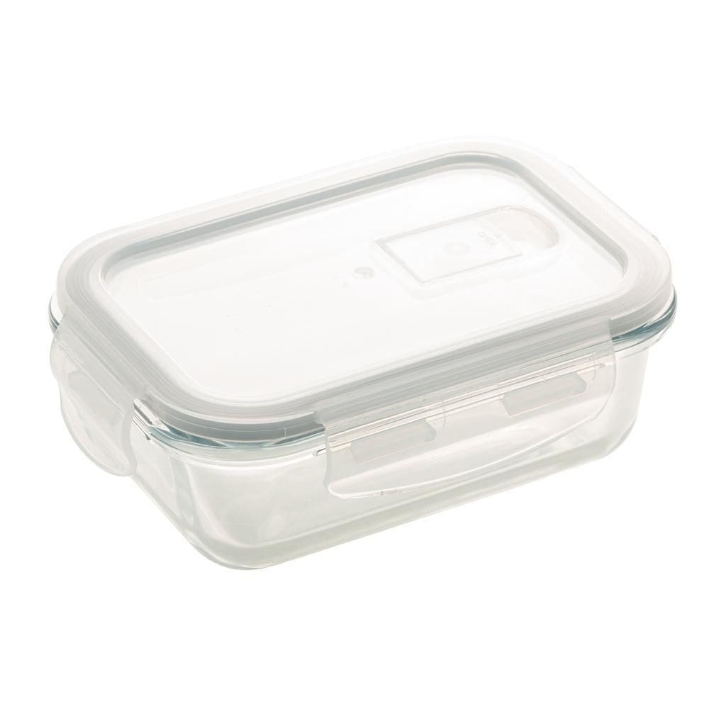 Pote Hermético de Vidro com Tampa Plástica 370ml