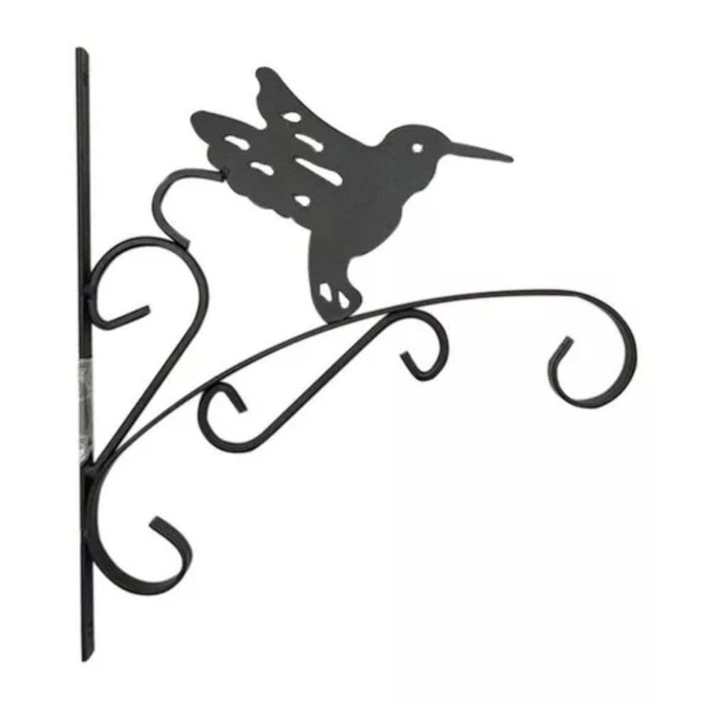 Suporte de Parede Vasos BEIJA FLOR (30cm) Preto TOP GARDEN