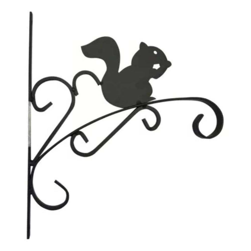 Suporte de Parede Vasos ESQUILO (30cm) Preto TOP GARDEN