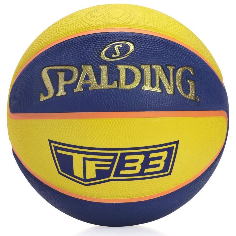 Bola de Basquete Spalding 3X3 TF-33 Tam 6 Amarela e Azul
