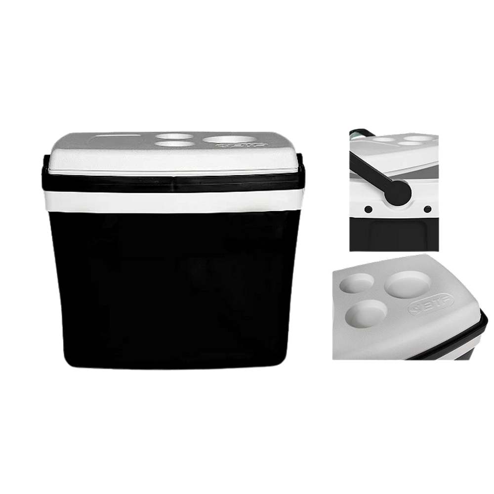 Caixa Térmica 34 Litros Botafogo Preta CXT0234