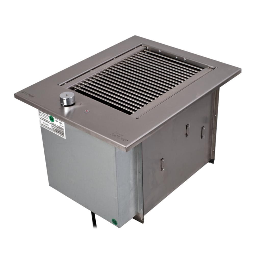 Churrasqueira Elétrica de Embutir Titan Grill Diamond Premium sem Tampa 127V