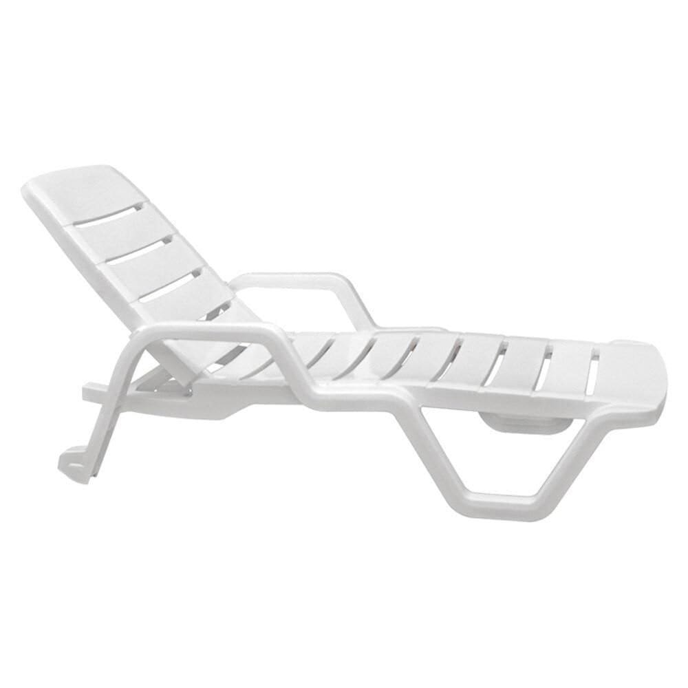 Espreguiçadeira de Plástico Tramontina, Branca