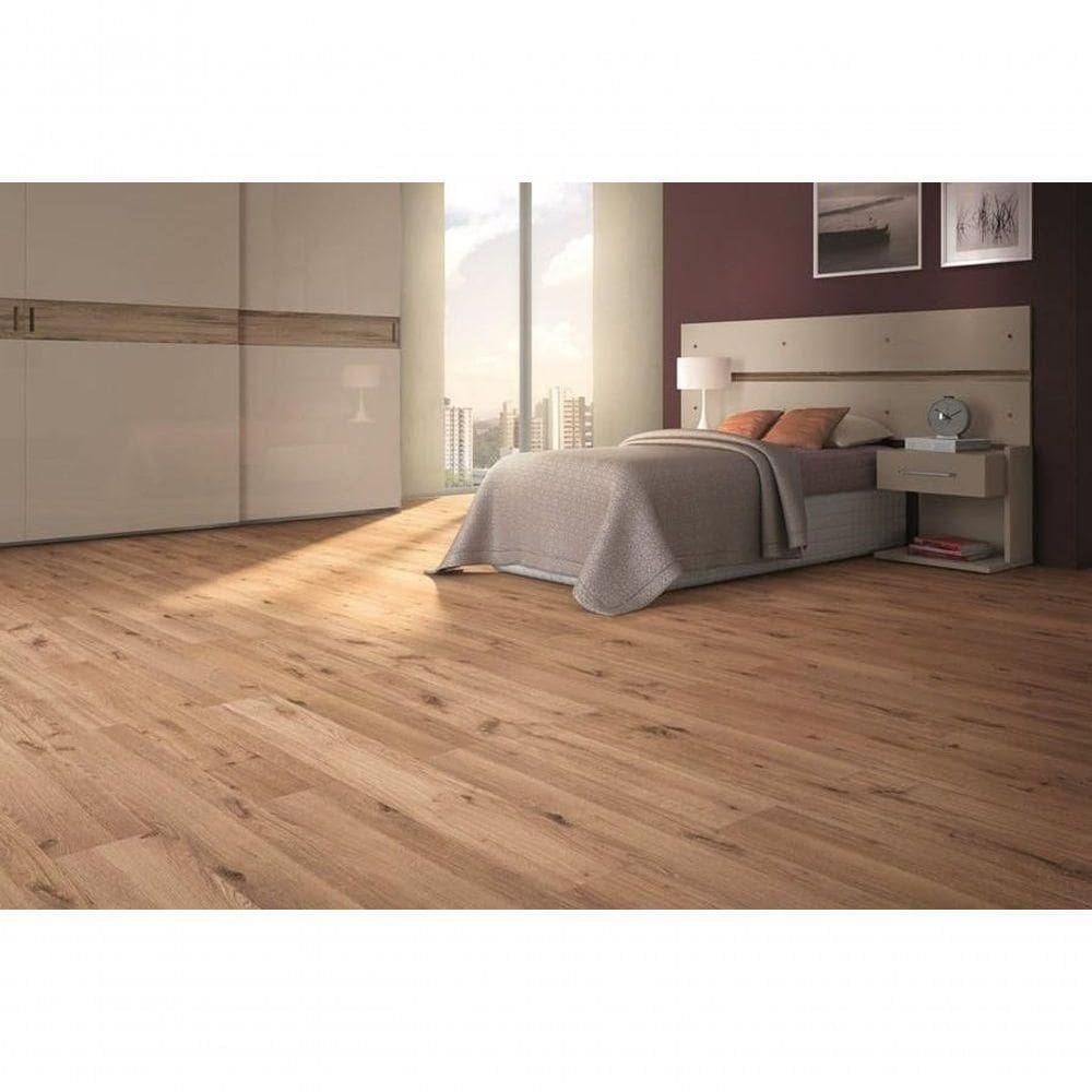 Piso Laminado Colado Prime Valencia Caixa Com 8 Peças 19,7 X 135,7cm 2,14m² - Eucafloor