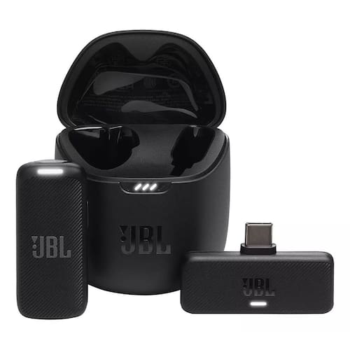 imagem-Microfone Lapela Sem Fio Jbl Quantum Stream Usb-c Cor Preto