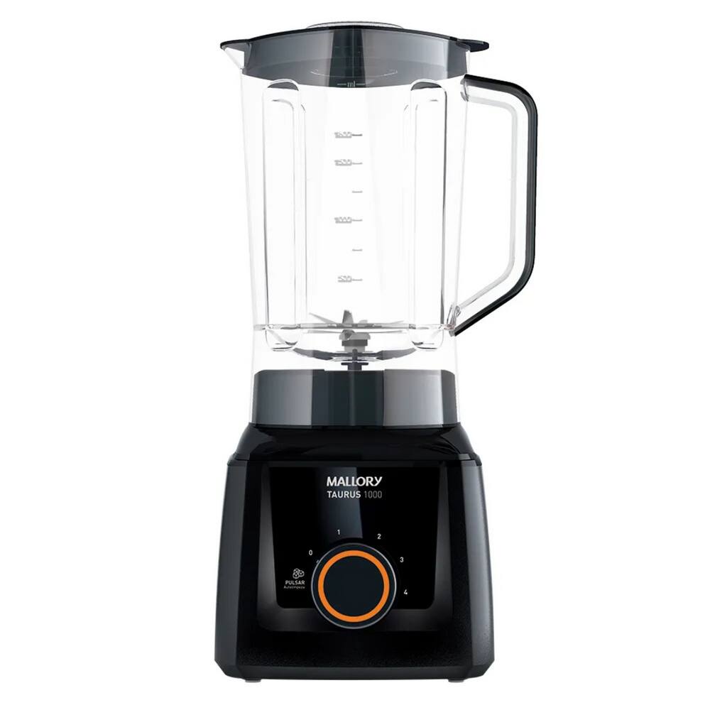 Liquidificador Mallory Taurus 1000 4 Vel 900W Preto 127V