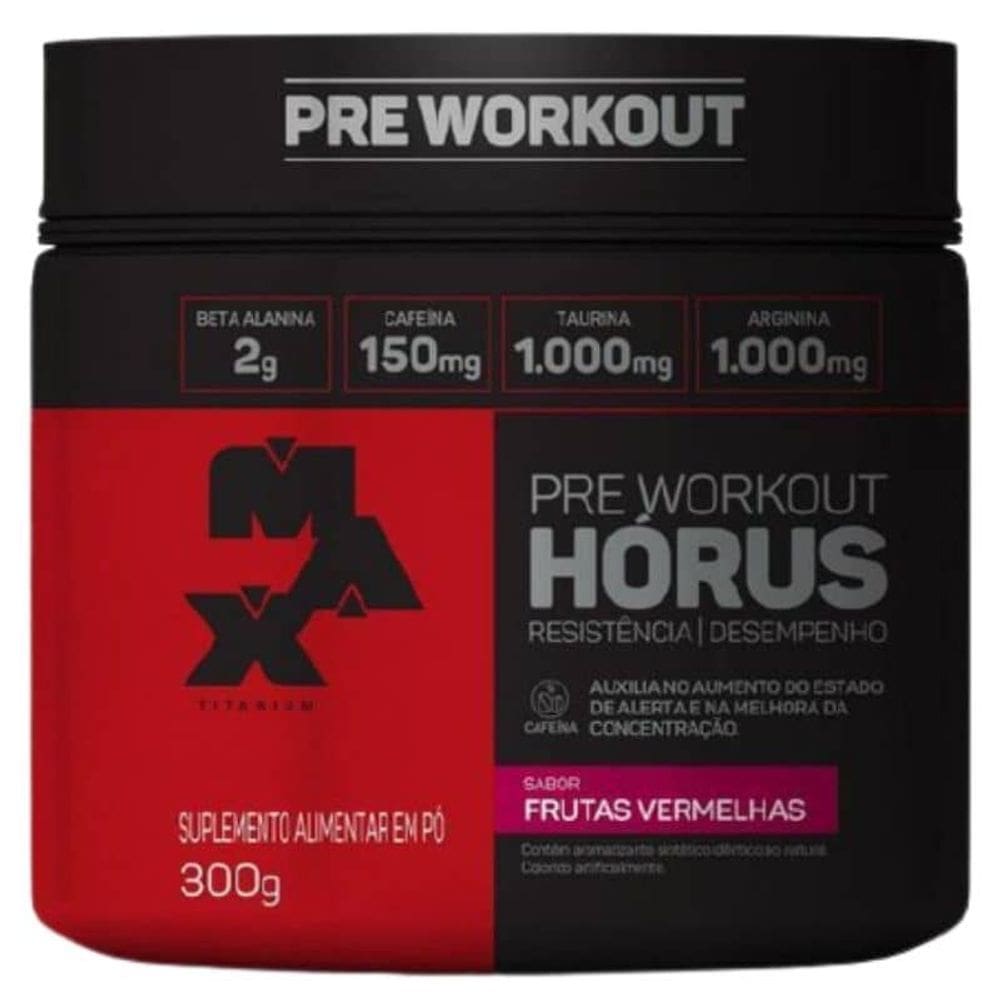 Horus - Pré Treino (300g) Max Titanium