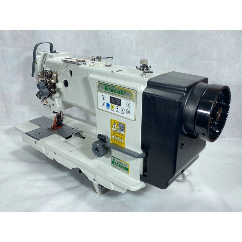 Reta 2 Agulhas 750W-Couro Direc Drive Transporte Triplo -
