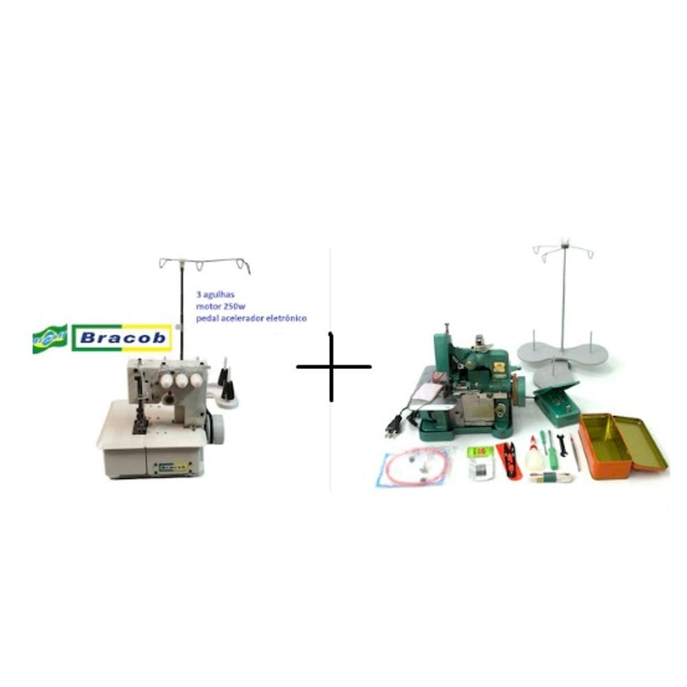 Elastiqueira 12 Agulhas Cilíndrica para Lastex Motor Direc