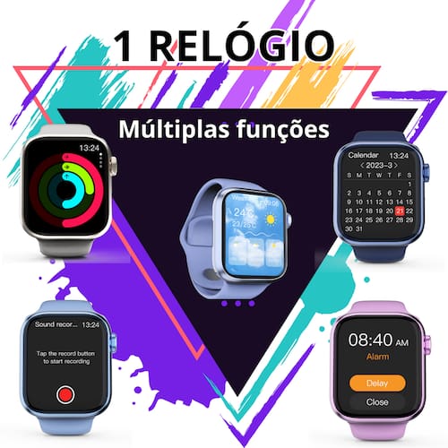 Relógio Inteligente Smartwatch Gs9 Mini Série Extra