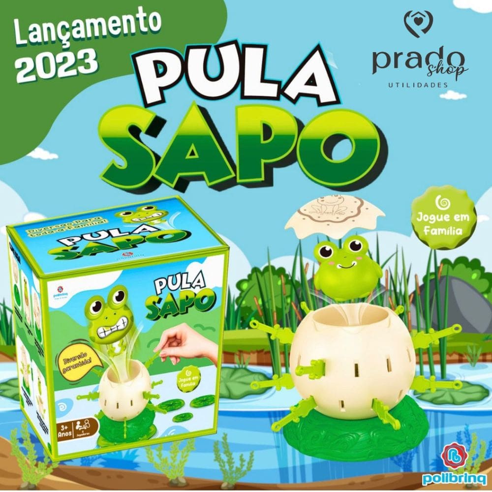 Jogo Pula Sapo  Para Toda Família Brinquedo  Infantil Adulto