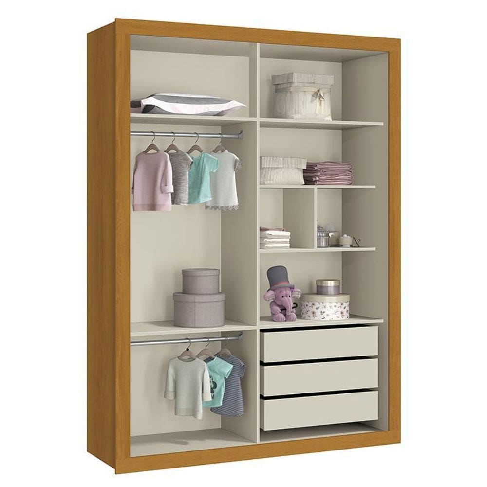 Guarda Roupa Infantil Prince 2 Portas de Correr - Reller Móveis
