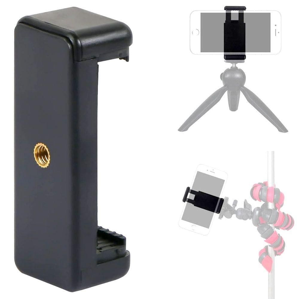 Suporte Celular E Smartphone 55mm à 85mm Com 2 Entradas De 1/4\\\"