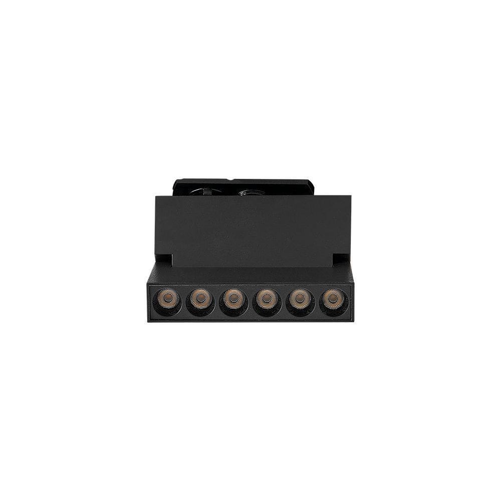 Módulo Led Projetor Para Trilho Nordecor Duli 6w 12cm Alto Irc 90 Bivolt Preto 4000k Luz Neutra 6363