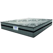 Colchão Casal Queen Gazin Com Molas Ensacadas Rubi 158x198x32cm Cinza/Preto - Suporta Até 120 Kg