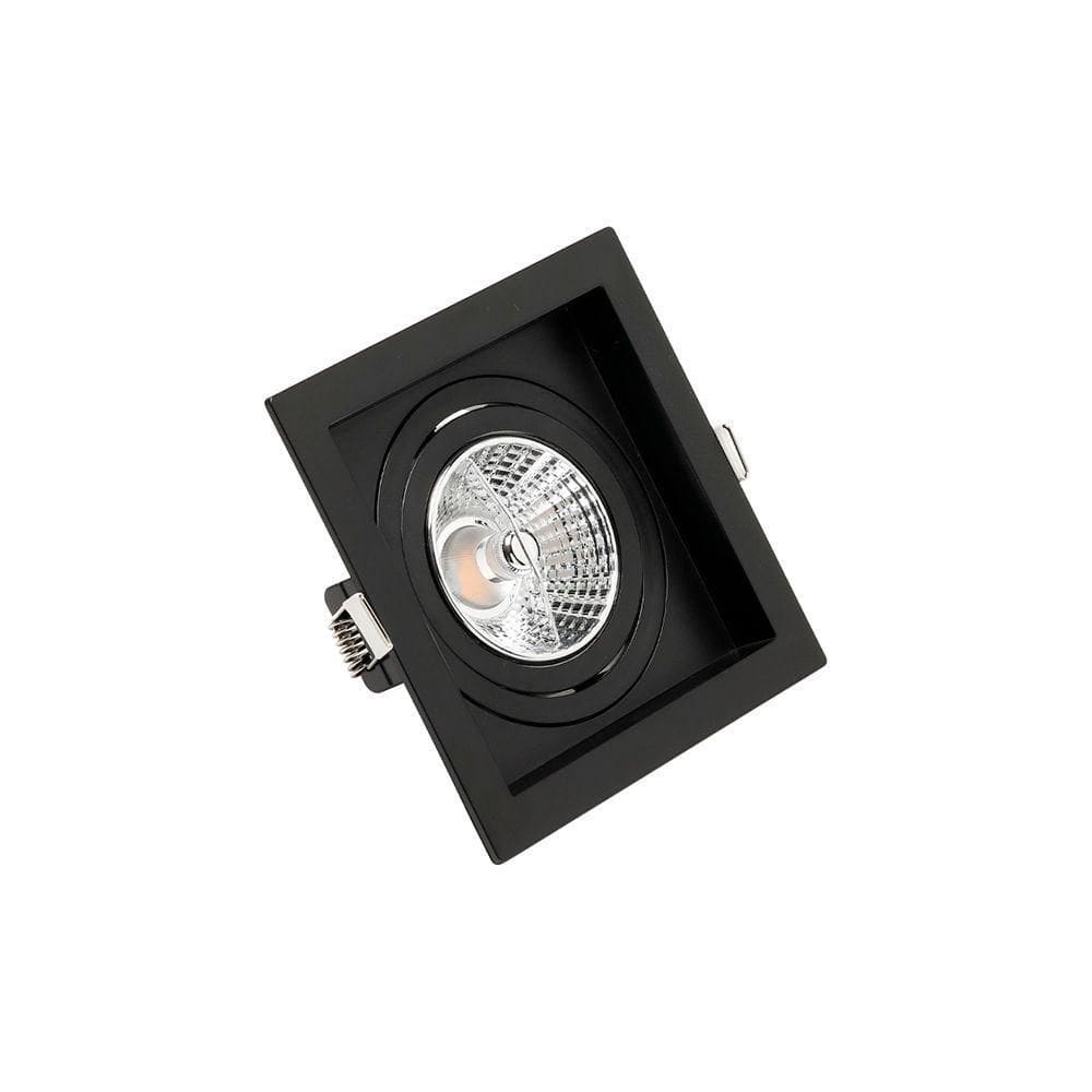 Spot De Embutir Recuado Save Energy Ar70 Gu10 Bivolt Preto Se-330.1052