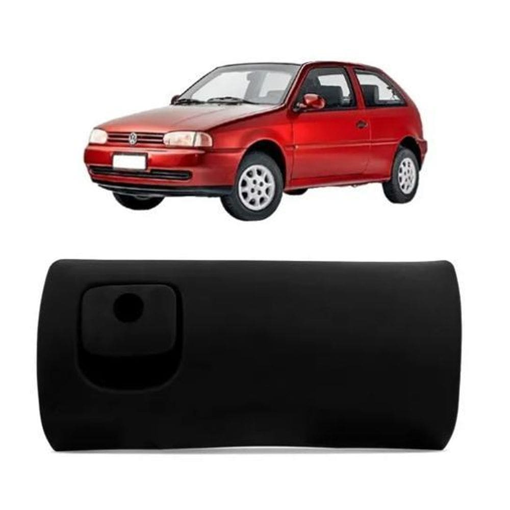 Tampa Porta Luva Vw Gol Parati Saveiro Geração 2 Preto Auto
