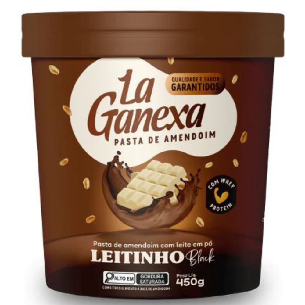 Pasta de Amendoim Integral (450g) La Ganexa