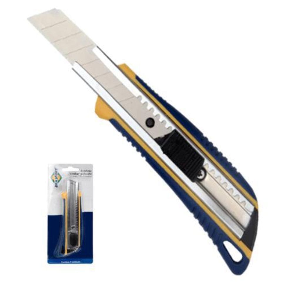 Estilete Emborrachado Brasfort 18mm - Modelo 8088