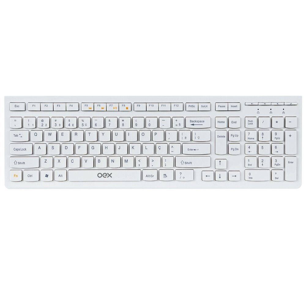Teclado TC300 Branco USB - Oex Homologação: 30491401993