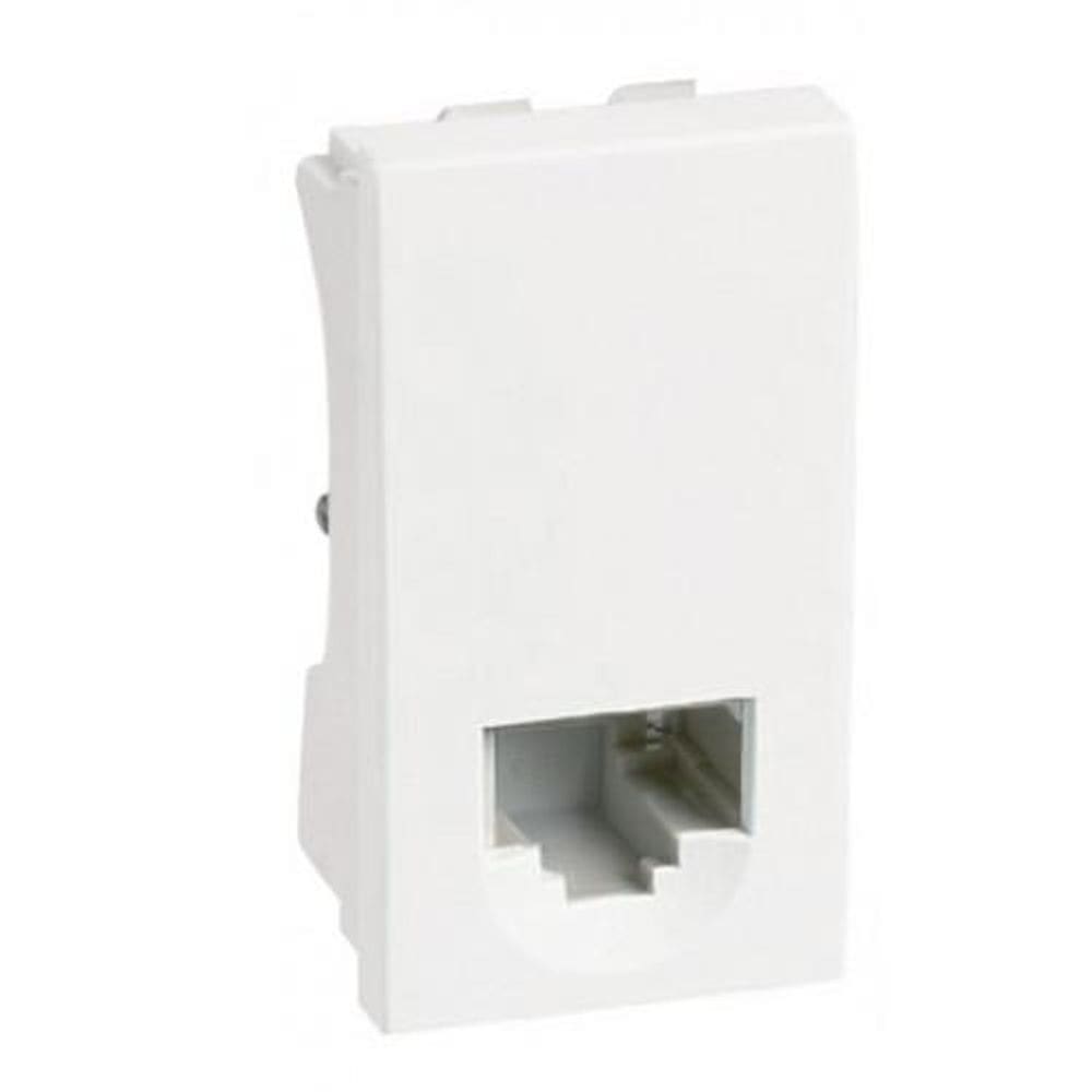 Módulo Entrada Rj11 2 Fios Telefone - Blux Home Branco
