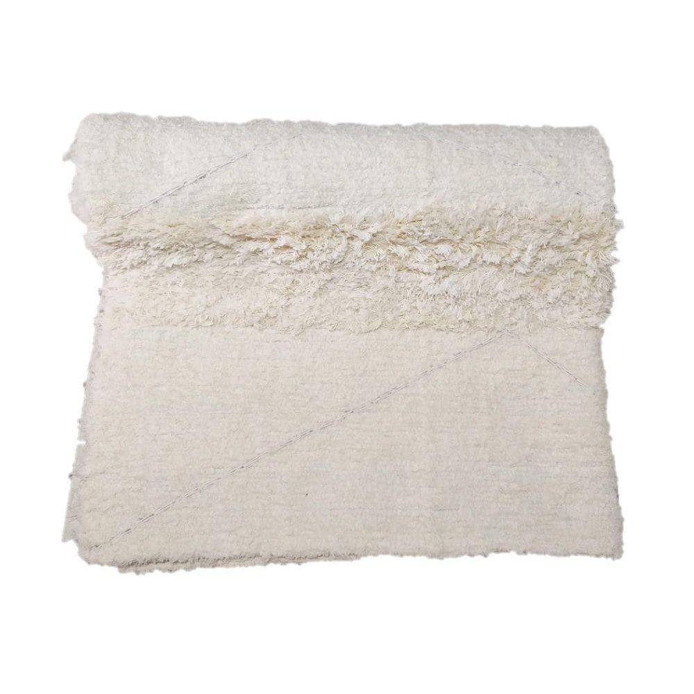 Tapete Para Sala Cru Bordado Boho 1.50X2.00