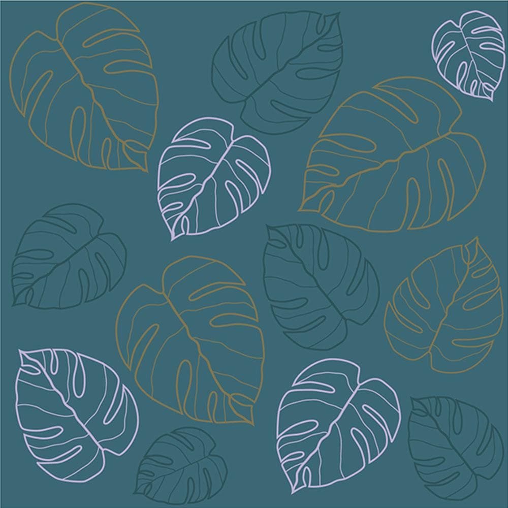 Plástico Adesivo 45cm x 10m Soul Garden Folha Leotack