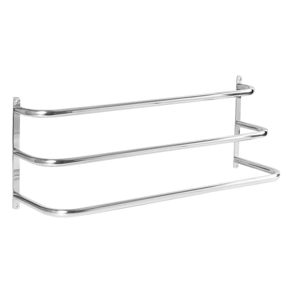 Porta Toalhas Toalheiro Triplo Para Porta Ou Parede 60Cm