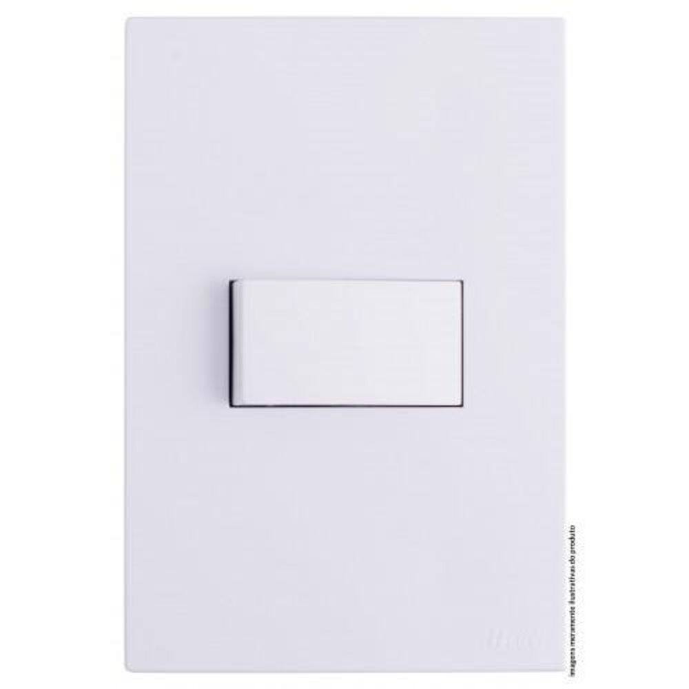 Conjunto Interruptor Simples Horizontal 4X2 Brs11980-6Br