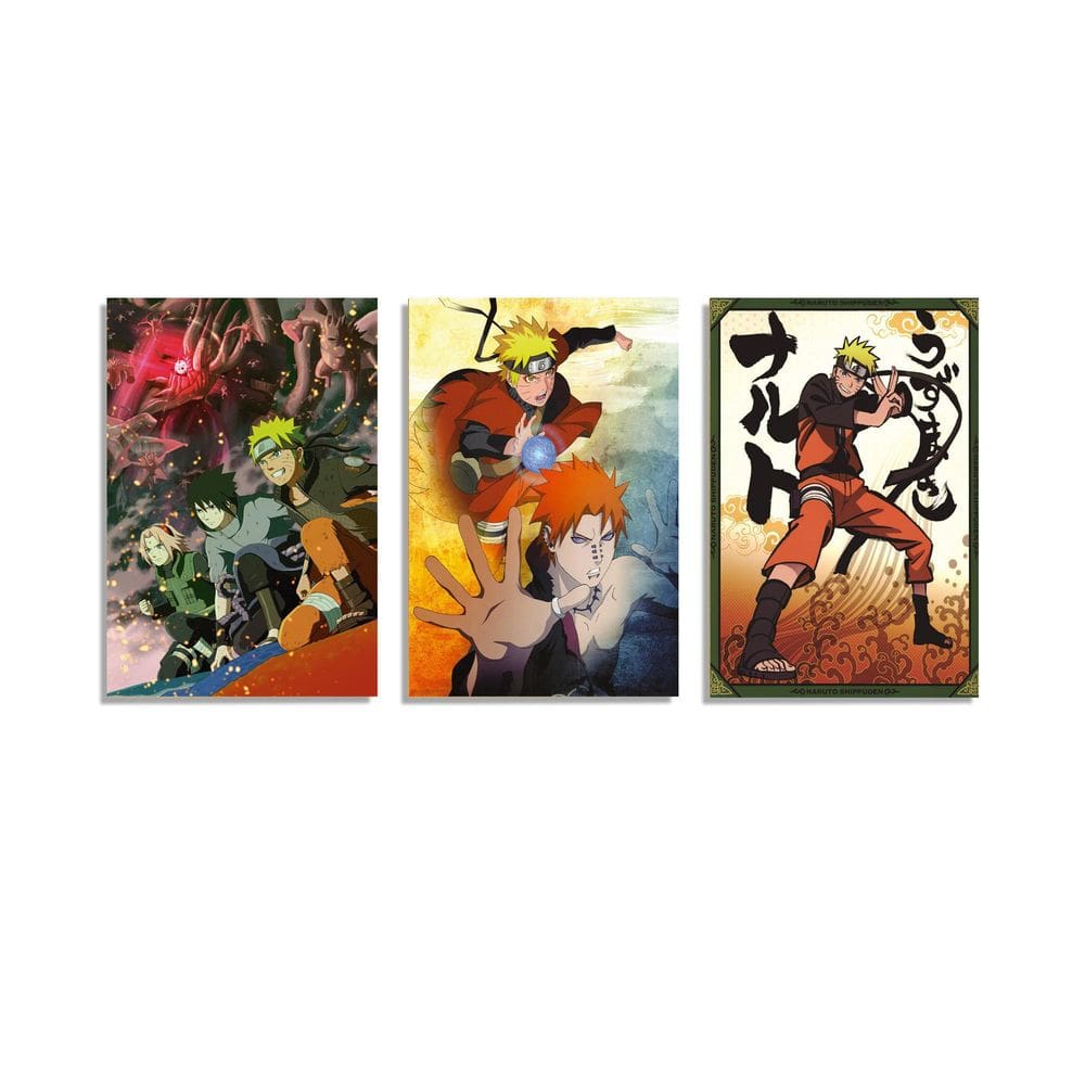 Quadro Decorativo Animes Naruto Shippuden 3 Und