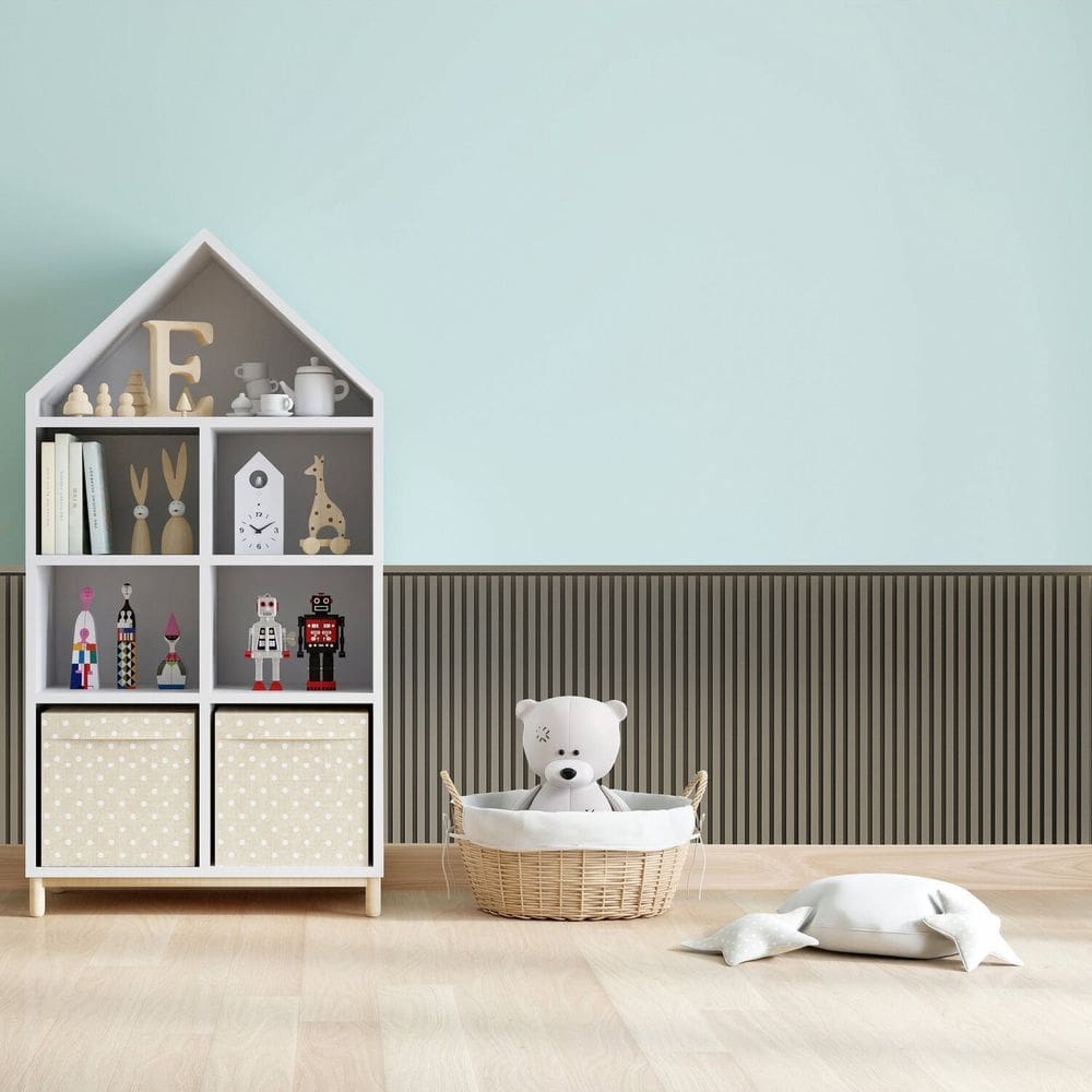 Acabamento em L para Painel Ripado Pvc 3,00x0,25x0,14 Cinza