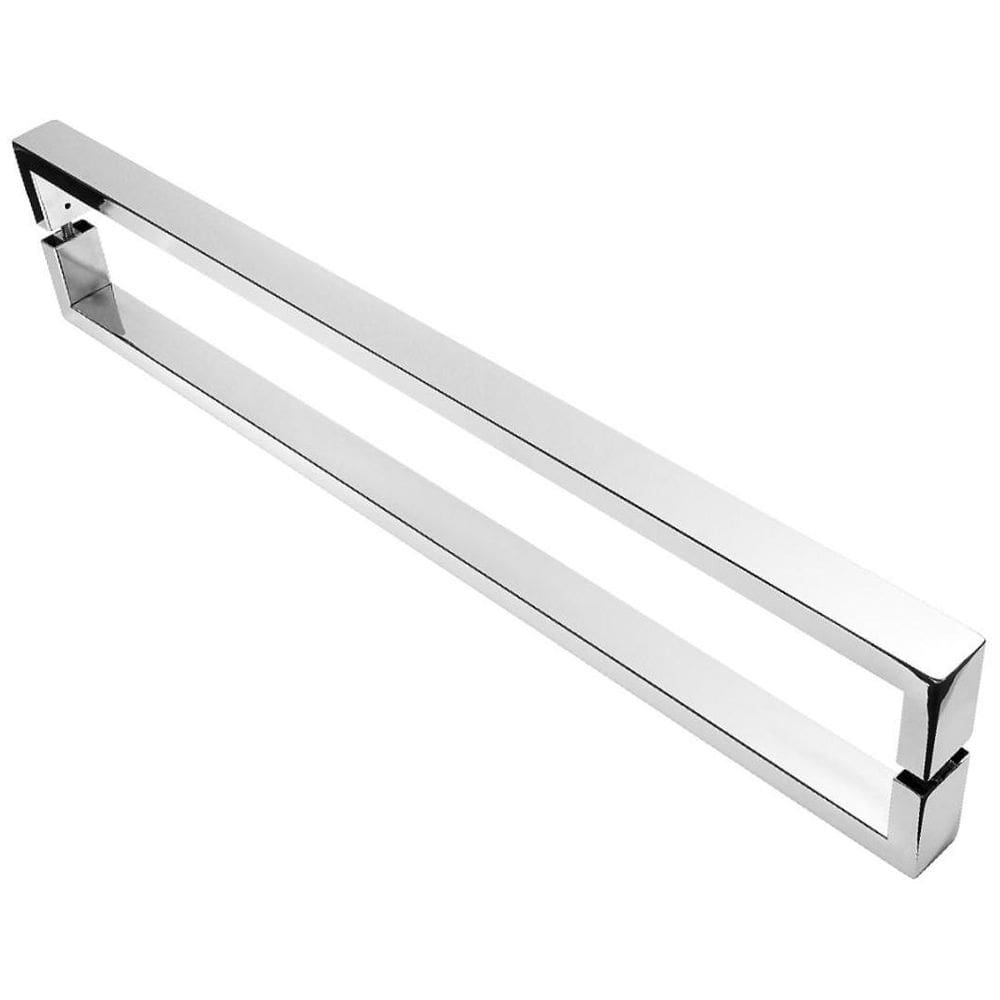 Puxador Master Inox U 90cm Aço Inox Polido Alto Brilho