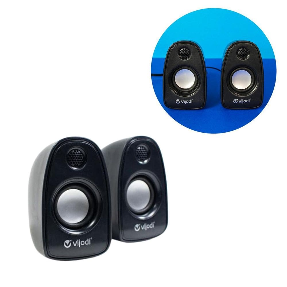 Caixa De Som Digital Stereo Vijodi Para Computador E Celular