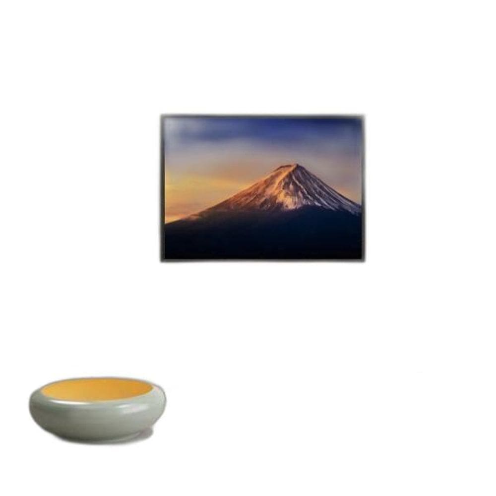Quadro Fotografia Vulcão 24X18Cm - Com Vidro