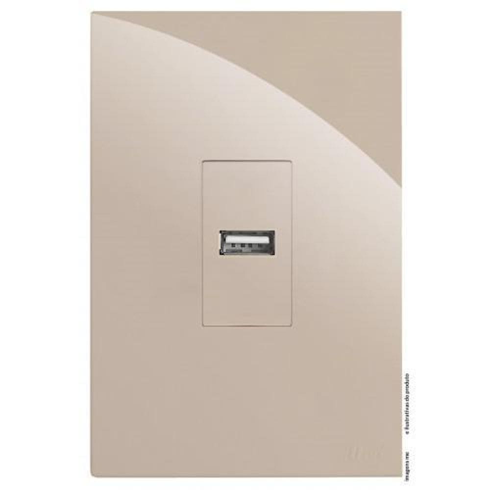 Kit Entrada Usb 2.0A Vertical 4X2 Brg11403-0Ar