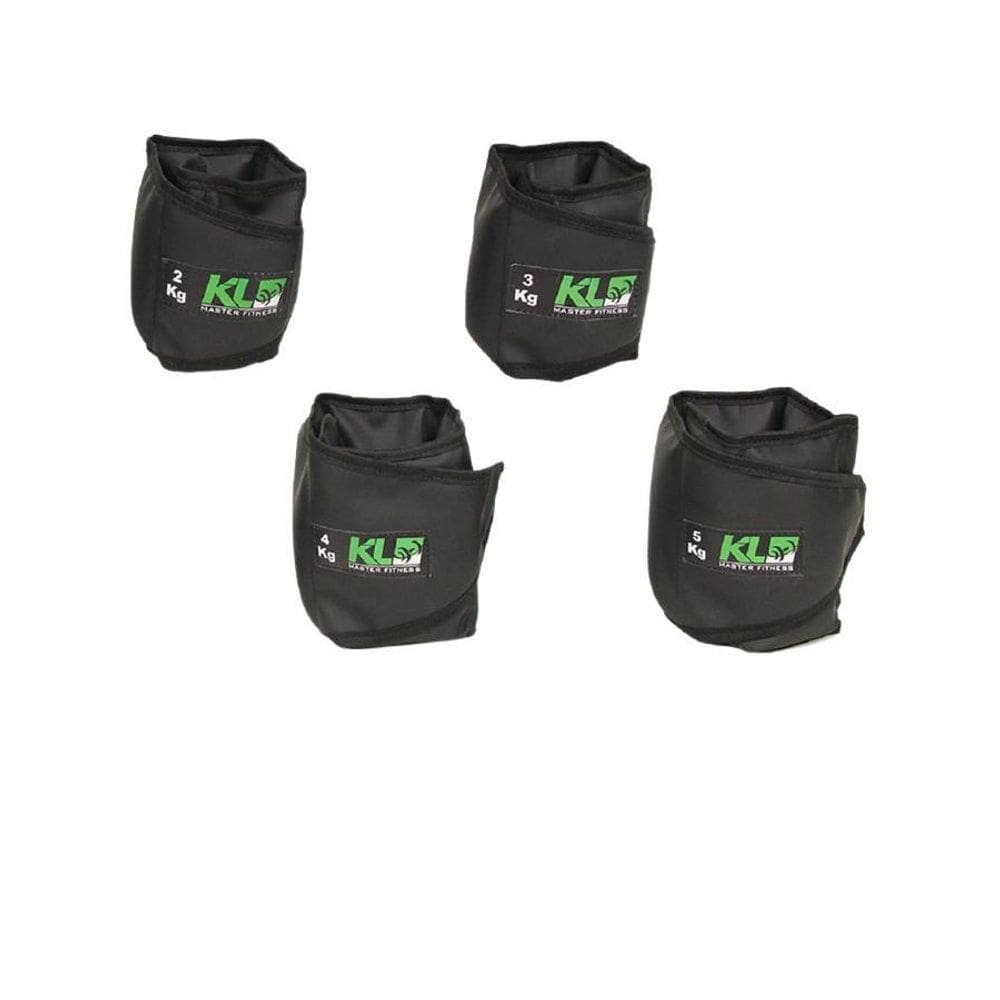 Kit Tornozeleira Caneleira Courvin De Peso 2Kg 3Kg 4Kg 5Kg