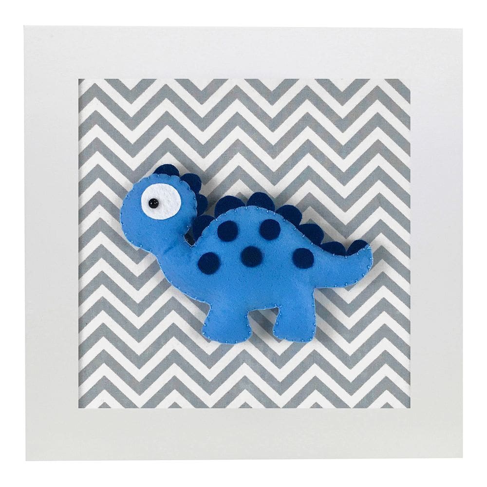 Quadro Decorativo Dino Estegossauro Quarto Bebê Infantil