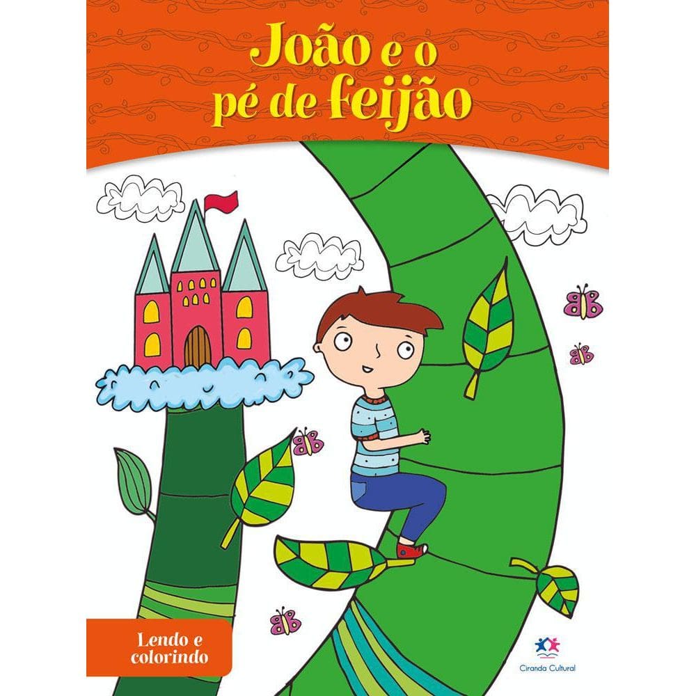 Livro Lendo E Colorindo - João E O Pé De Feijão