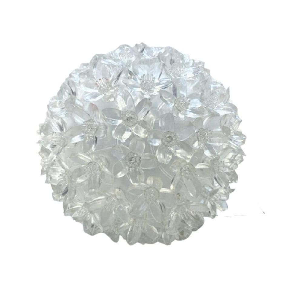 Globo Com 50 Lâmpadas Pisca Pisca Luz Led Flor Branco Natal
