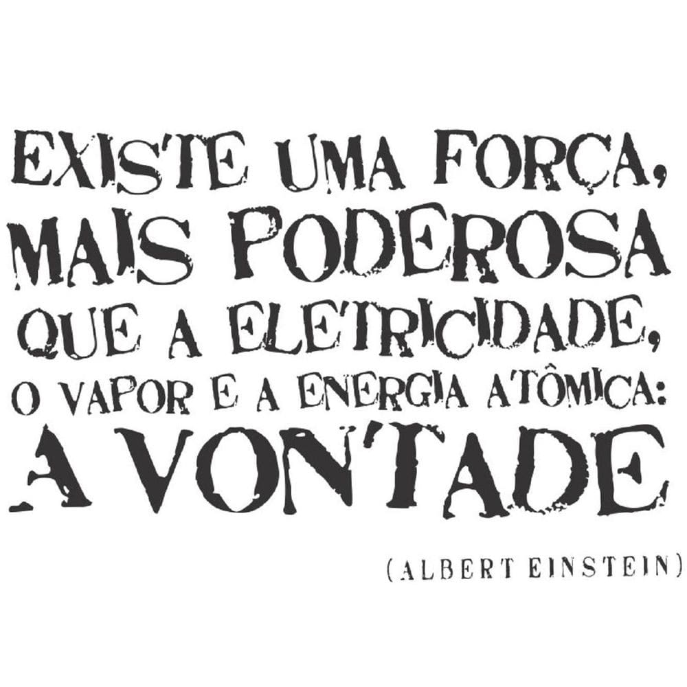 Adesivo Decorativo De Frase Existe Força Mais Poderosa