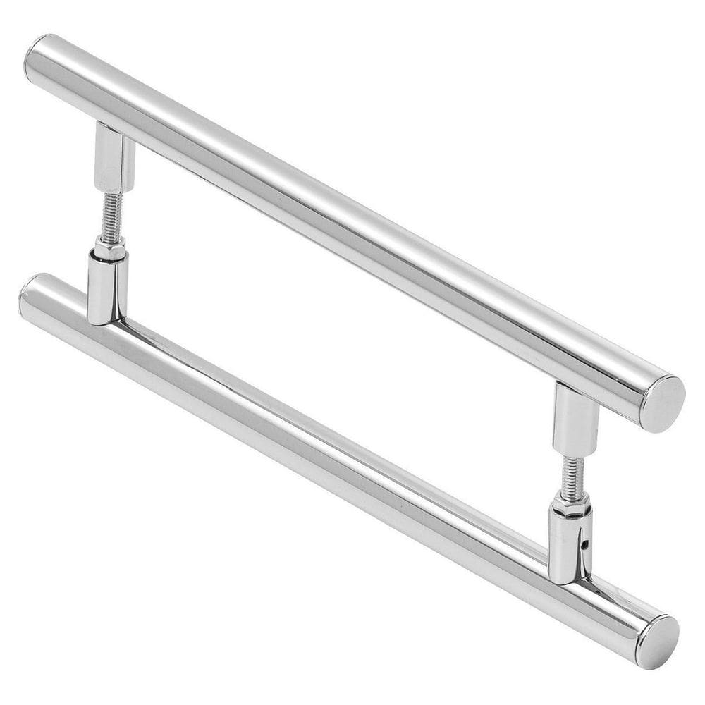 Puxador De Porta Redondo Para Vidro E Madeira 80Cm